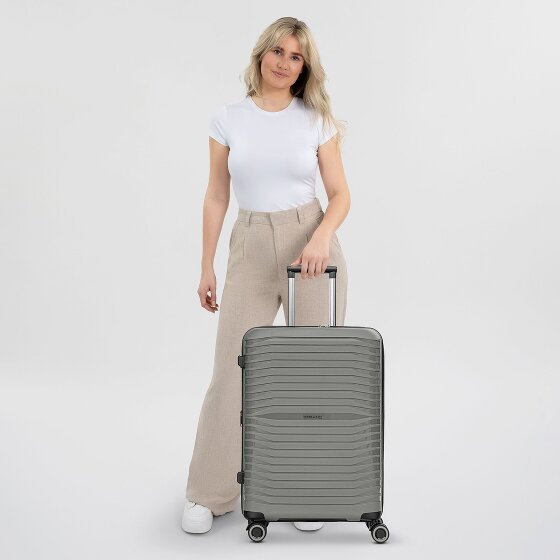 Stratic Shine 4 wheels trolley 65 cm with expansion fold
