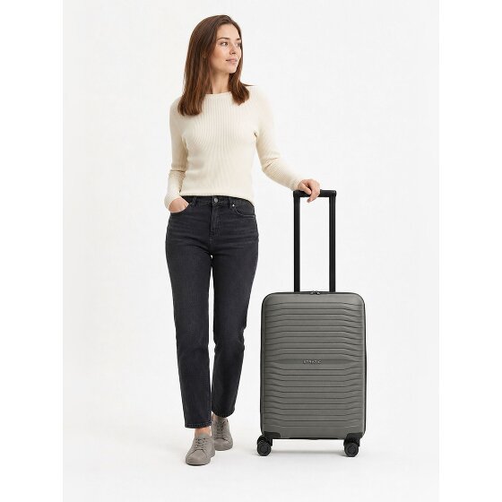 Stratic Shine 4 wheels Trolley 66 cm Expandable