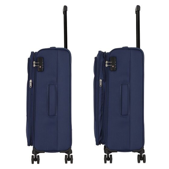 American Tourister Street Roll 4 wheels Suitcase set 3-piece with expansion pleat