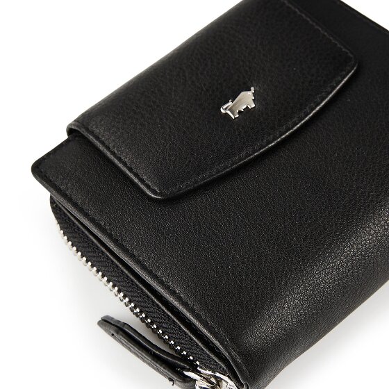 Braun Büffel Joy Wallet RFID protection Leather 12 cm