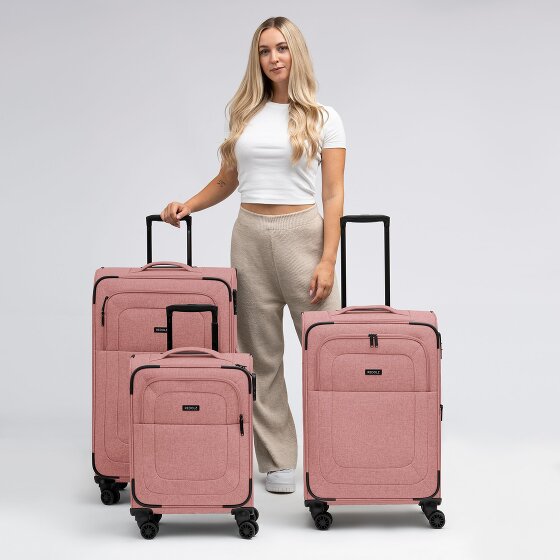 Redolz Essentials 12 THREE SET 4 wheels Suitcase set 3-piece Expandable