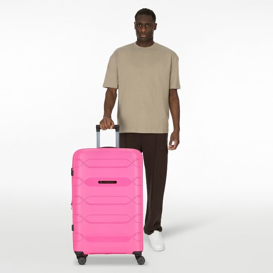 Polestream Strz by Asteroid 4 wheels Trolley L 74 cm with expansion pleat