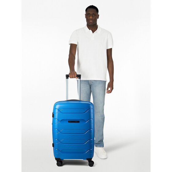 Polestream Strz by Asteroid 4 wheels Trolley M 64 cm with expansion pleat