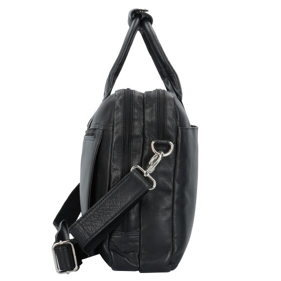 Dermata Briefcase leather 39 cm laptop compartment