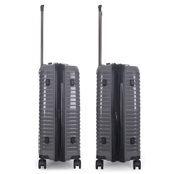 Stratic Bright+ 4 wheels Trolley M 66 cm with expansion pleat