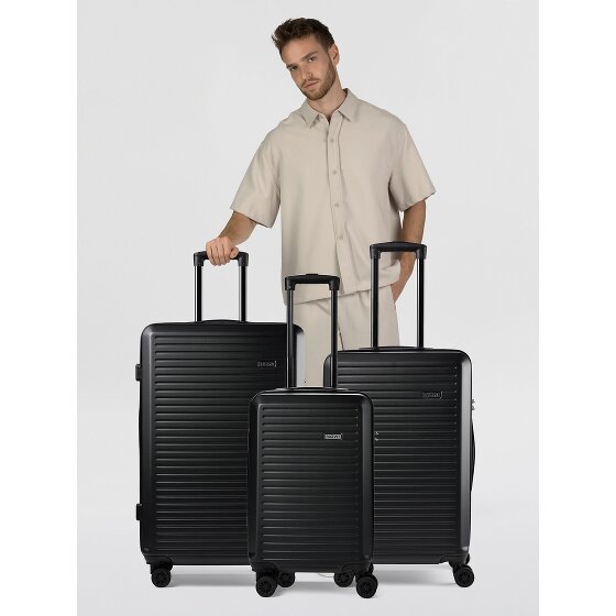 Nowi Grand Canaria Suitcase 4 wheels set 3pcs. with double-wheels