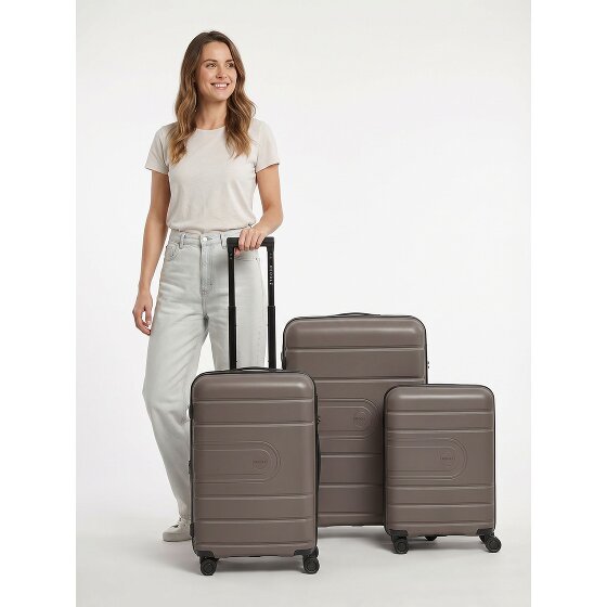 Redolz Essentials 11 4 wheels Suitcase set 3-piece with expansion pleat