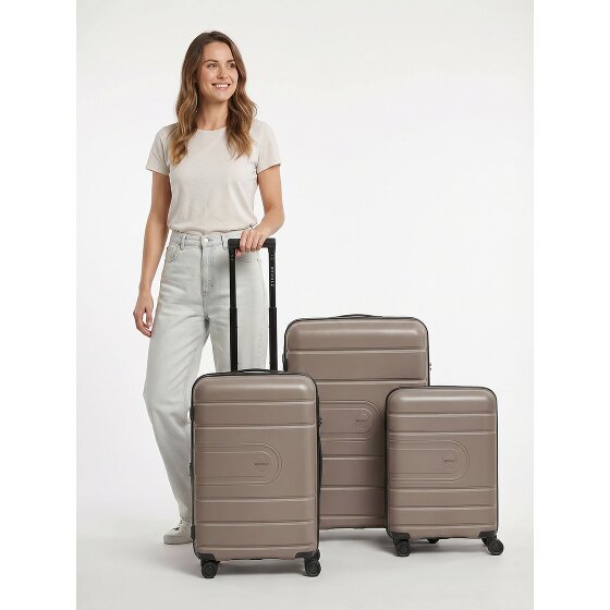 Redolz Essentials 11 4 wheels Suitcase set 3-piece Expandable
