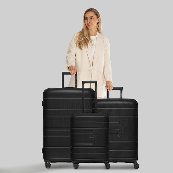 Redolz Essentials 11 4 wheels Suitcase set 3-piece with expansion pleat