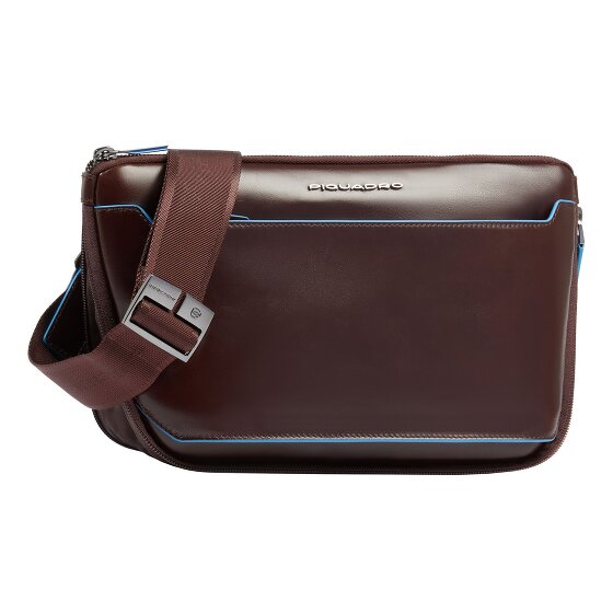 Piquadro Blue Square Shoulder bag Leather 30 cm
