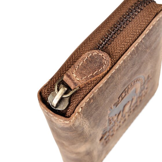 Greenburry Huntsman Wallet RFID protection Leather 10 cm