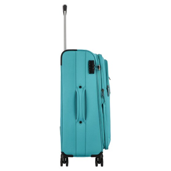 d&n Travel Line 6804 4 Roll Suitcase Set 3pcs.