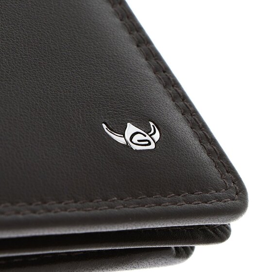 Golden Head Polo Wallet RFID protection Genuine Leather 10 cm