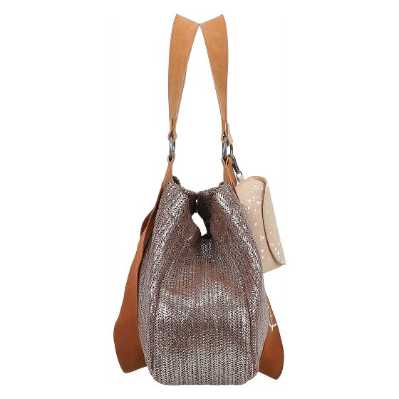 Fritzi aus Preußen Limited Painted Straw Shoulder Bag 43 cm