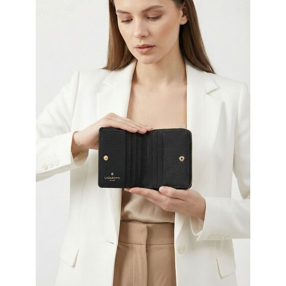 Lazarotti Bologna Leather Medium Zip-Around Wallet, Leather, 10 cm