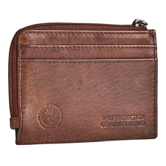 Greenburry Newport Credit card case RFID protection Genuine Leather 10.5 cm