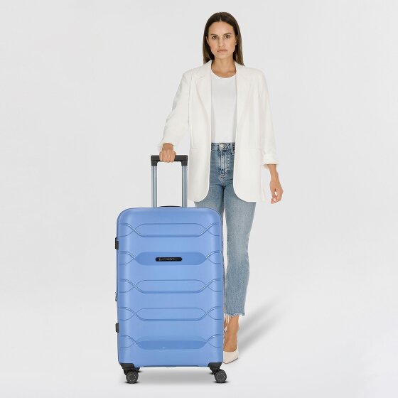 Polestream Strz by Asteroid 4 wheels Trolley L 74 cm with expansion pleat