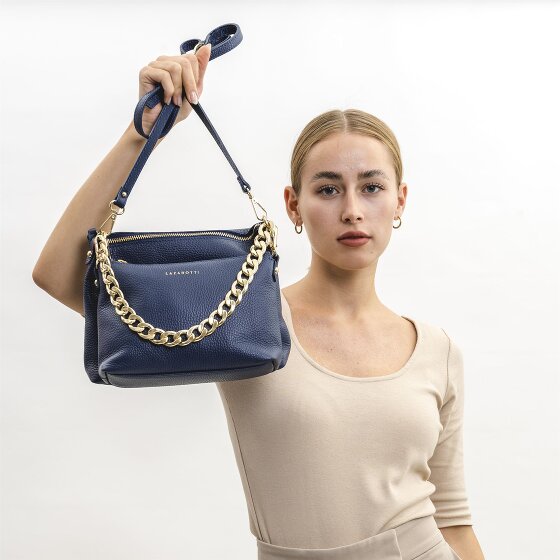 Lazarotti Milano Leather shoulder bag leather 26 cm