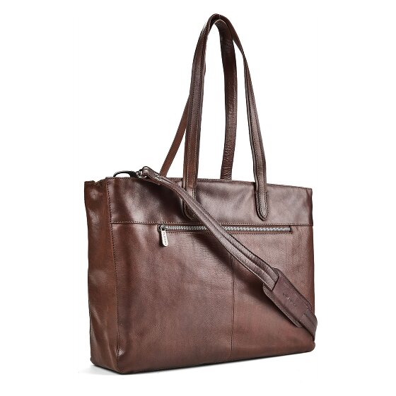 Plevier Power Shopper Bag Genuine Leather 43.5 cm Laptop compartment