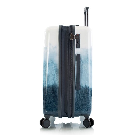 Heys Black Camo 4 wheels Suitcase set 3-piece with expansion pleat