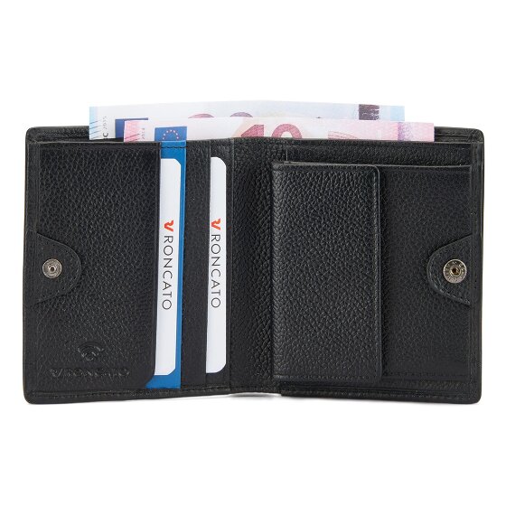 Roncato Trial DLX Wallet RFID protection Genuine Leather 9 cm