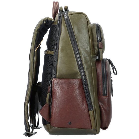Piquadro Harper backpack RFID leather 46 cm laptop compartment