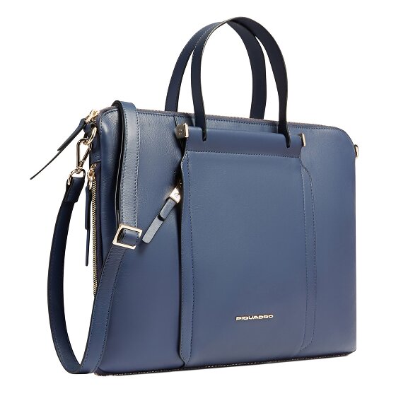 Piquadro Circle briefcase leather 43 cm laptop compartment