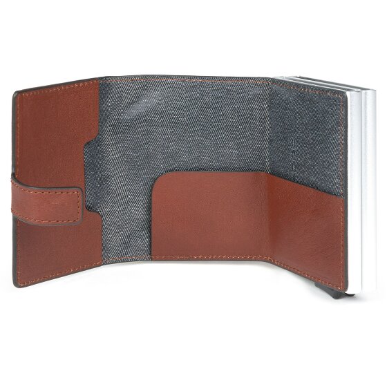 Piquadro Blue Square credit card case RFID leather 7 cm