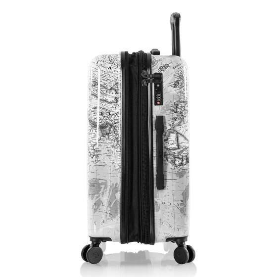 Heys Black Camo 4 wheels Suitcase set 3-piece with expansion pleat