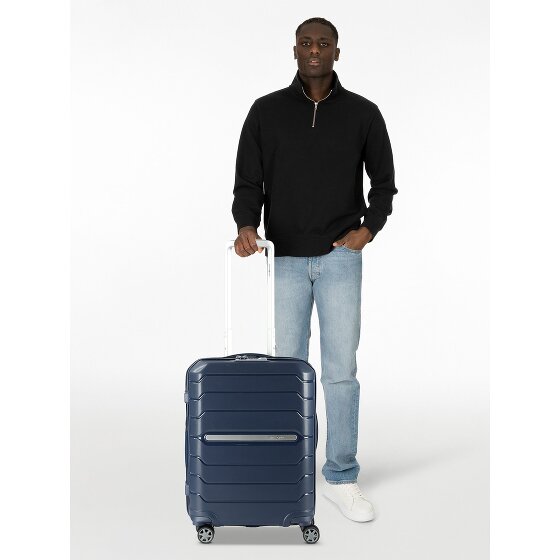 Samsonite Flux 4 wheels Cabin trolley 55 cm with expansion pleat