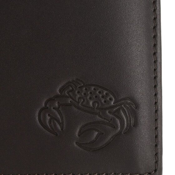 oxmox Leather Wallet RFID protection Genuine Leather 10 cm