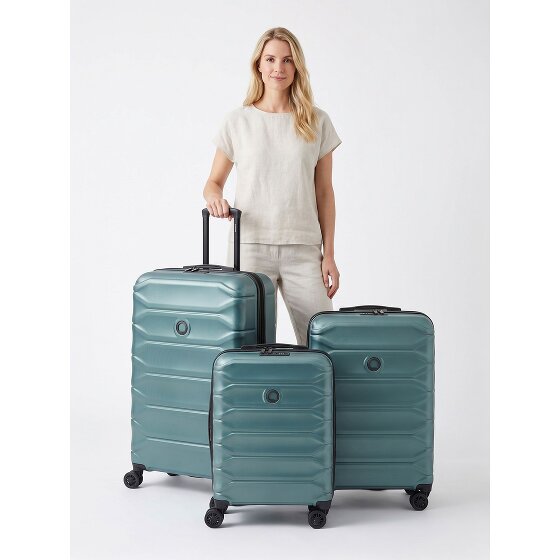 Delsey Paris Meteor 4 wheels Suitcase set 3-piece Expandable