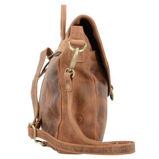 Greenburry Vintage briefcase shoulder bag backpack leather 35 cm