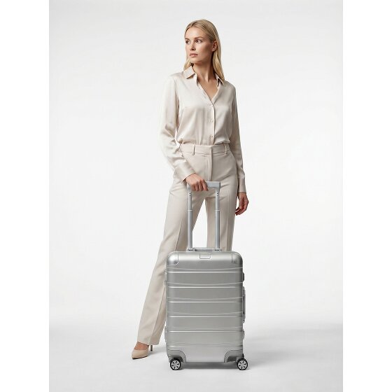 Redolz Pro Aluminum 4-wheel Cabin suitcase S, Aluminum, 55 cm