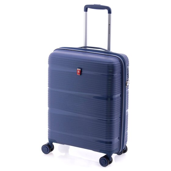 Gladiator 0800 4 wheels Cabin trolley 55 cm with expansion pleat
