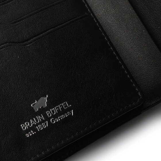 Braun Büffel Golf 3.0 Wallet RFID protection Leather 11 cm