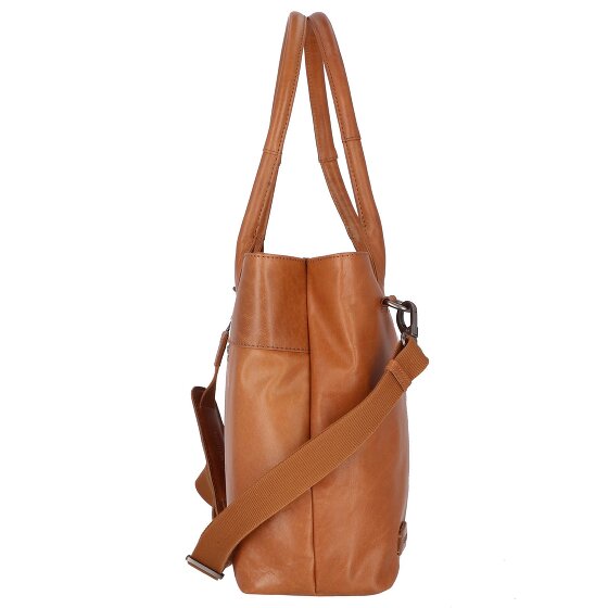 Plevier Rock Amber Shoulder Bag Leather 43 cm Laptop compartment