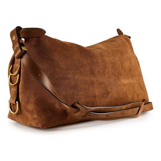 PINKO Saddle Horizontal Shoulder Bag Genuine Leather 34 cm