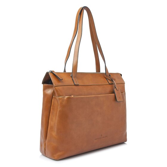 Castelijn & Beerens Lia Shopper Bag RFID protection Leather 45 cm Laptop compartment