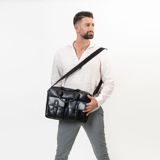 Farmhood Memphis Briefcase Leather 39 cm Laptop compartment