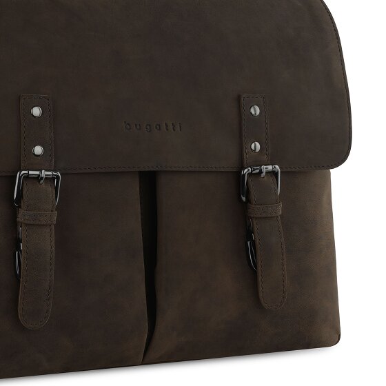 Bugatti Luca Briefcases Messenger Leather 39 cm Laptop compartment