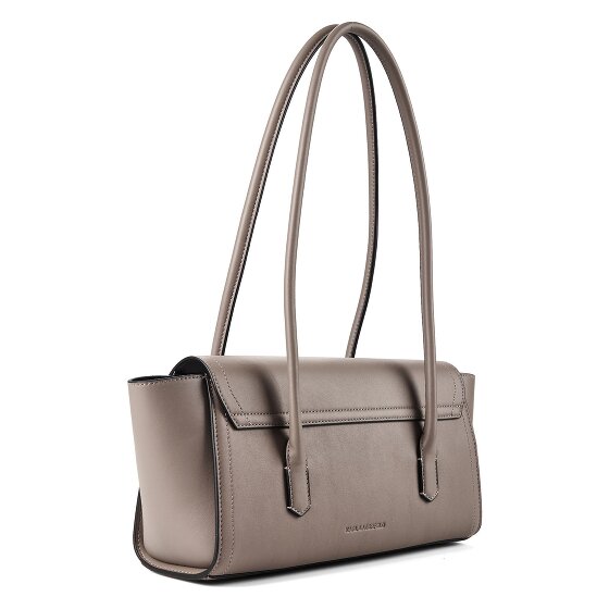Karl Lagerfeld Signature Shoulder Bag Genuine Leather 37 cm