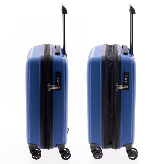 Gladiator 1700 4 wheels Cabin trolley 55 cm with expansion pleat