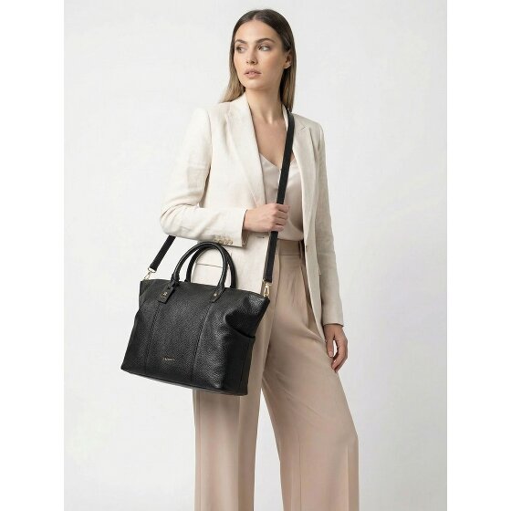 Lazarotti Bologna Leather Shopper Bag Genuine Leather 36 cm