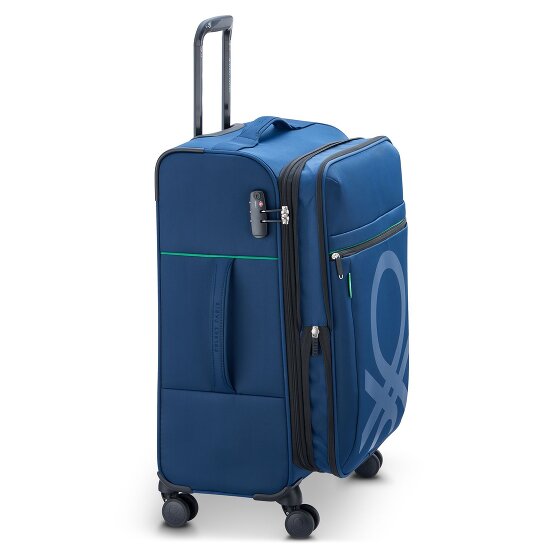 Delsey Paris x United Colors of Benetton Color Block 4-wheel suitcase set 3 pcs.