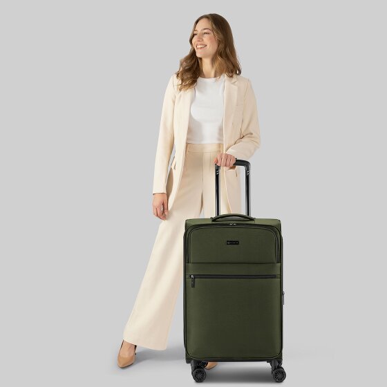 Bugatti Valencia Soft 4 wheels Trolley M 65 cm with expansion pleat