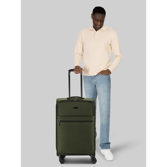 Bugatti Valencia Soft 4 wheels Trolley M 65 cm with expansion pleat