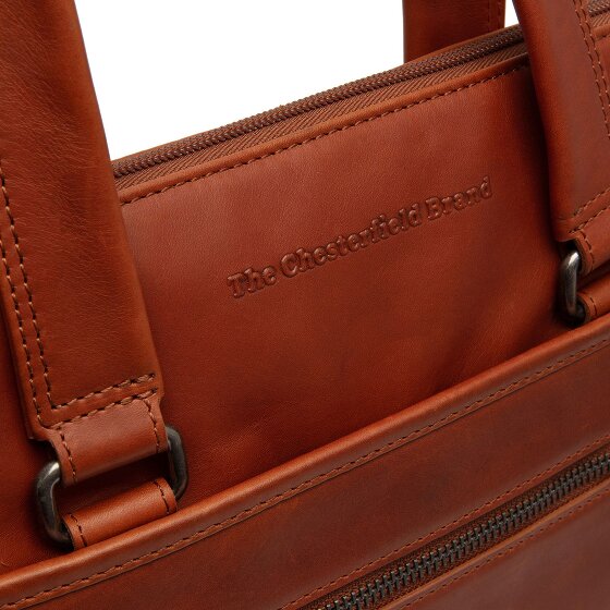 The Chesterfield Brand Elvas Briefcase Leather 40 cm Laptop compartment