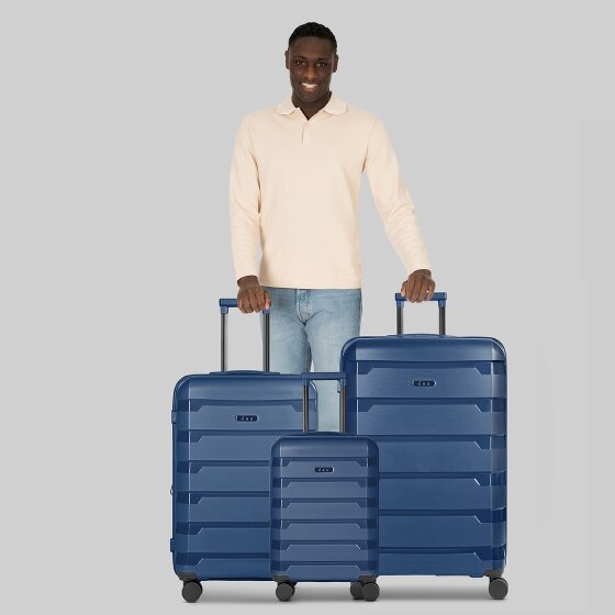 d&n South Dakota 4 wheels Suitcase set 3-piece with expansion pleat