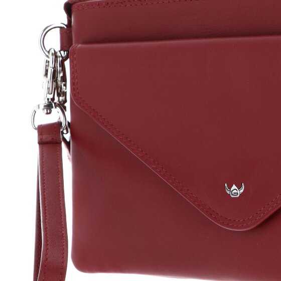 Golden Head Polo Clutch purse RFID protection Genuine Leather 22 cm